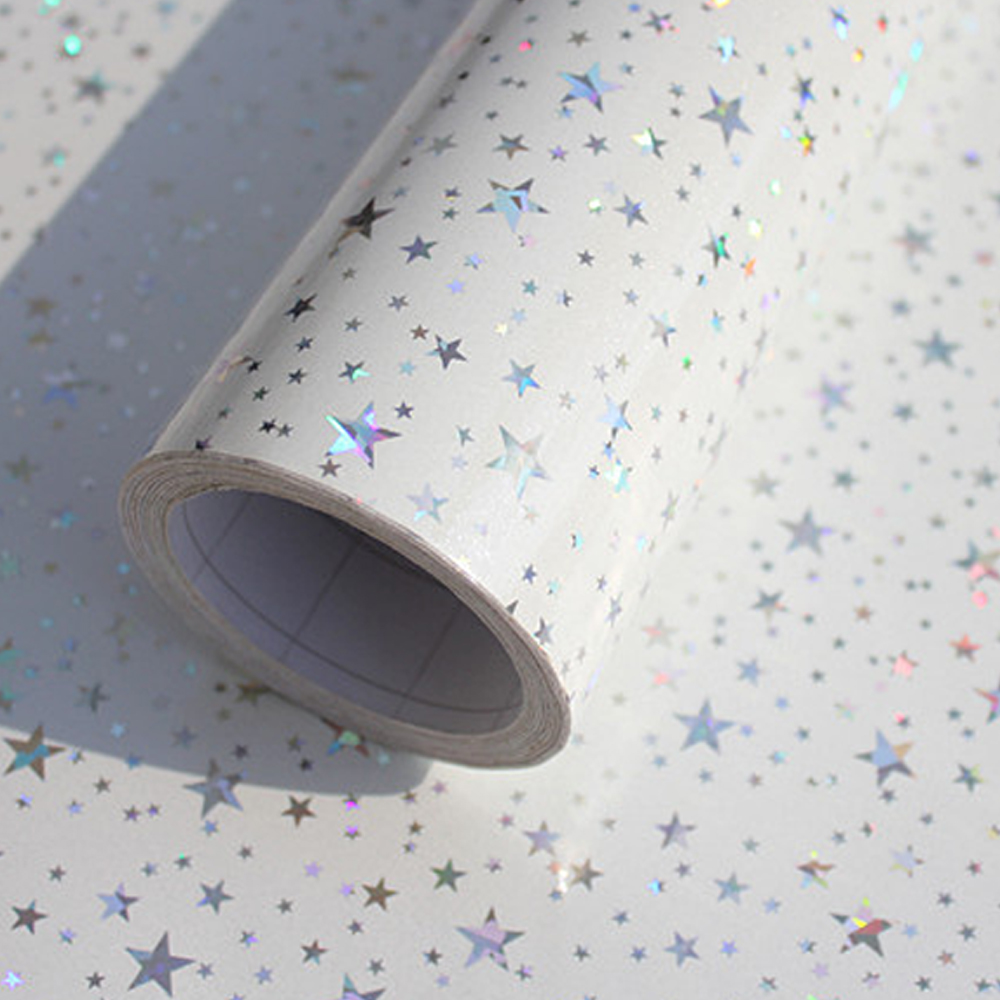 Vinyl Gloss Waterproof Wallpaper Roll Sticky Back Contact Paper